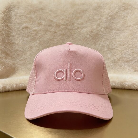 Alo Blush Logo Mesh Baseball Hat - Picture 2 of 4